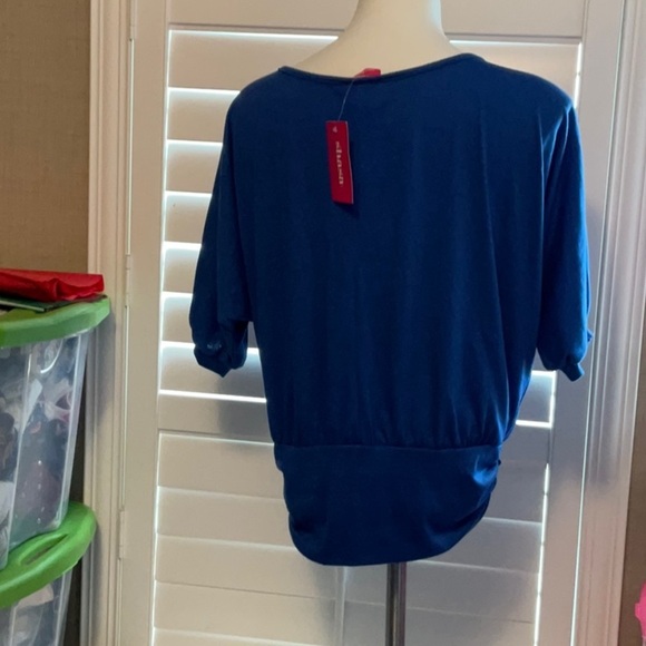 Shasa Royal Blue Women's Blouse - Picture 4 of 9